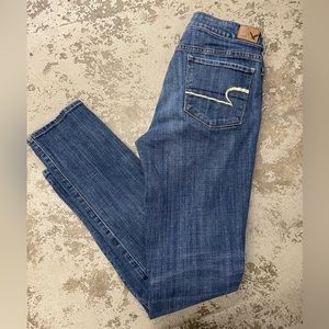 AE American Eagle Outfitter’s jeans SKINNY STRETCH Long sz 10